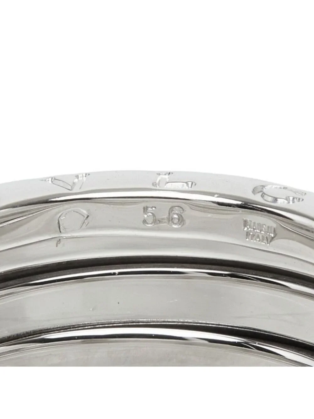 Bvlgari B.zero1 Band Ring 56 18k White Gold